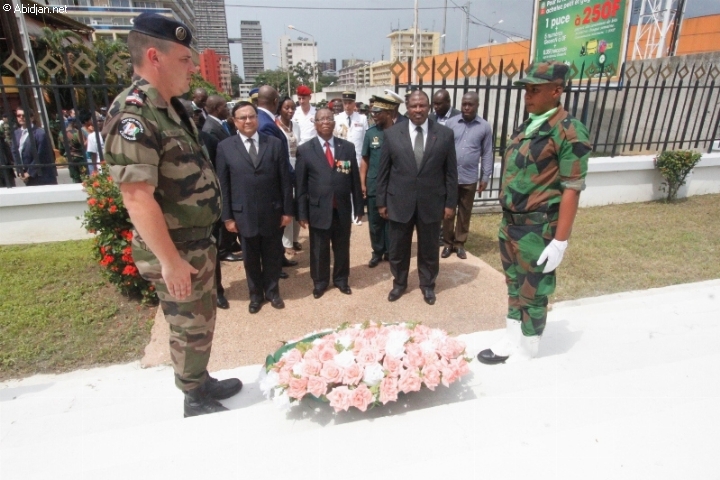 Commémoration de l’Armistice du 11 novembre 1918 : La Côte d’Ivoire et la France honorent leurs morts des grandes guerres mondiales
